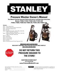 Pressure Washer Owner's Manual - Home Depot