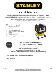 STANLEY SPORT Generator Owner's Manual 20July10_SPA