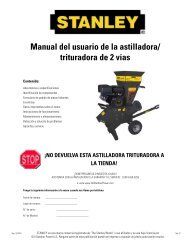 Chipper Shredder CH5 Owner's Manual Sept 2010_SPA