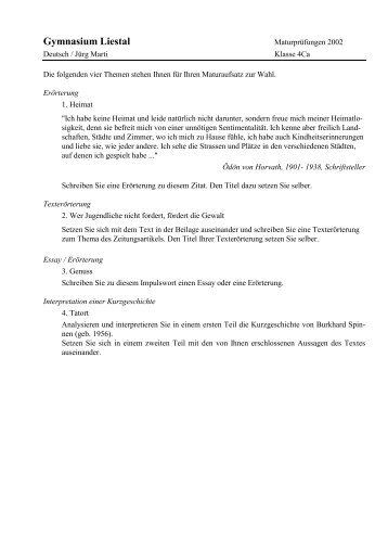 Deutsch 4Ca.pdf - Gymnasium Liestal