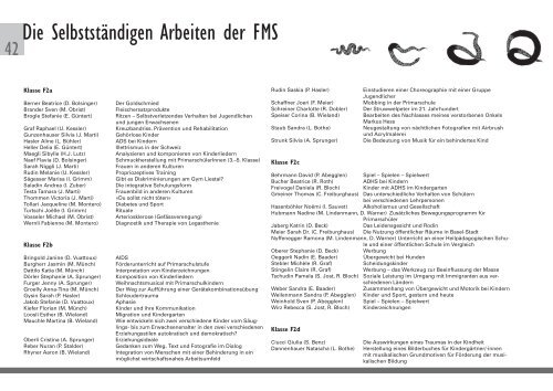 Jahresbericht 2005/06 - Gymnasium Liestal