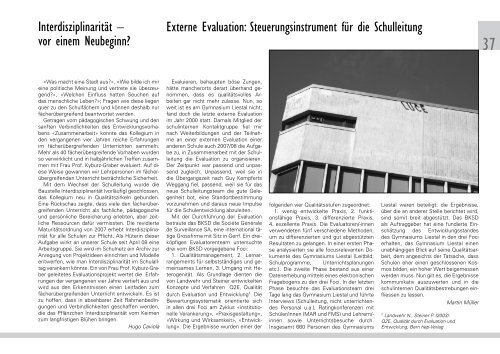 Jahresbericht 2007/08 - Gymnasium Liestal