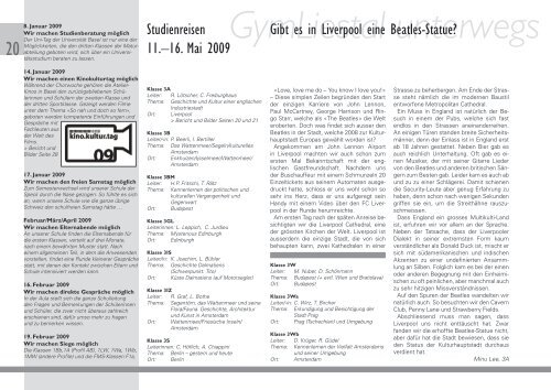 Jahresbericht 2008/09 - Gymnasium Liestal