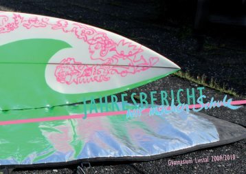 Jahresbericht 2009/10 - Gymnasium Liestal