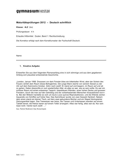 Matur 2012 D-4LZ-Bo.pdf - Gymnasium Liestal