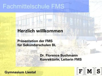 Fachmittelschule FMS - Gymnasium Liestal