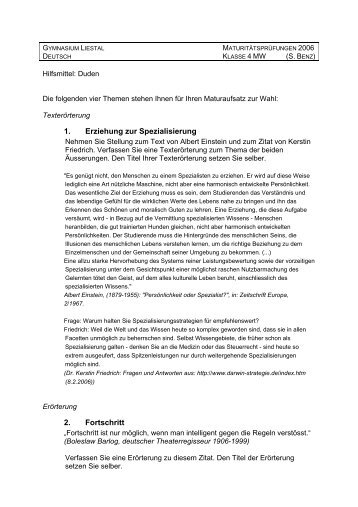 Deutsch 4Wb 2006.pdf - Gymnasium Liestal