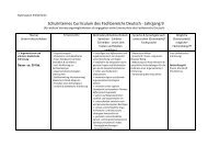 Curriculum Klasse 9 - Gymnasium Emlichheim