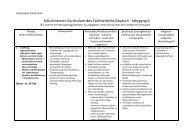 Curriculum Klasse 6 - Gymnasium Emlichheim