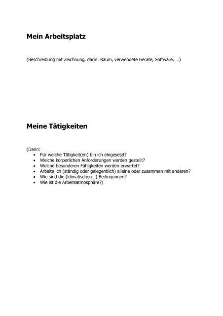 CMG Marsberg Schülerbetriebspraktikum Praktikumsbericht Jgst. 9