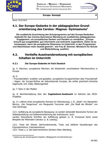 E-Kapitel 4 Europa-Konzept - Gymnasium Marsberg