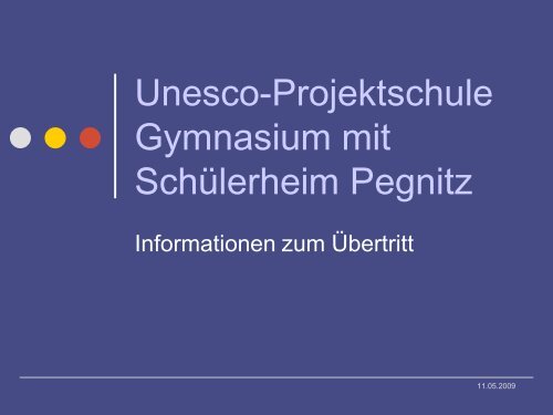 2. Fremdsprache - Gymnasium Pegnitz