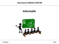 Informatik - Gymnasium-Walldorf