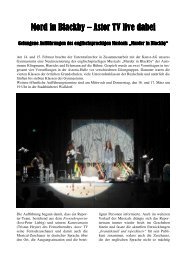 Artikel Musical mit Fotos 2011 - Gymnasium-Walldorf
