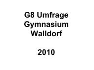 Klasse 10 - Gymnasium-Walldorf