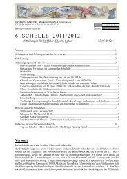 6. Elternbrief 2011/2012 - des Gymnasiums Kusel