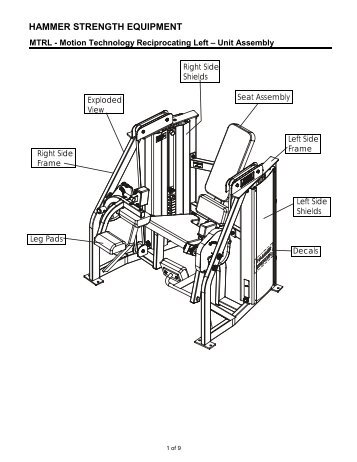 hammer strength equipment