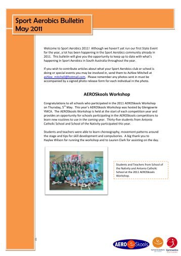 Sport Aerobics Bulletin May 2011 - Gymnastics Australia