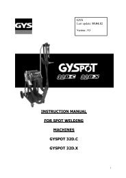 instruction manual for spot welding machines gyspot 32d