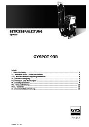 Marteau à inertie 2,5 kg - GYS