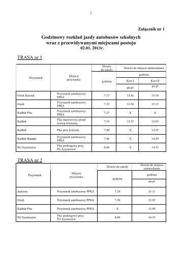 Rozkład jazdy autobusów szkolnych (PDF, 203.29 KB)