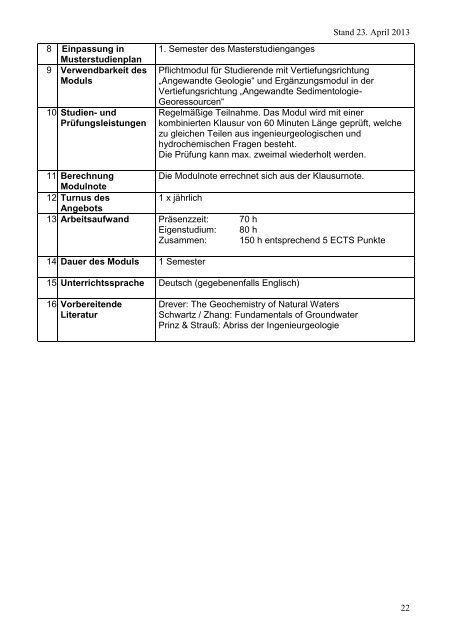 aktuelle Modulbeschreibungen Master - GeoZentrum Nordbayern