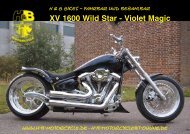 XV 1600 Wild Star - Violet Magic - H & B Motorcycle