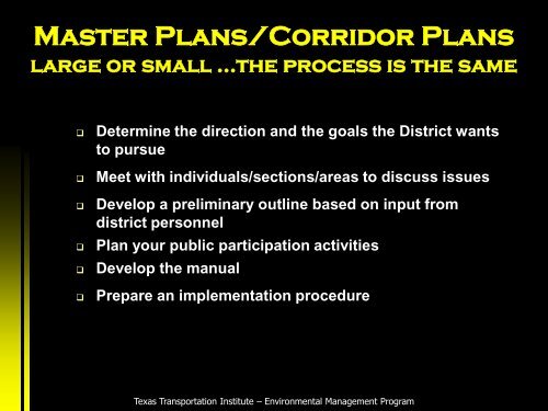 TxDOT Corridor - Aesthetic and Landscape Master Plan - Houston ...