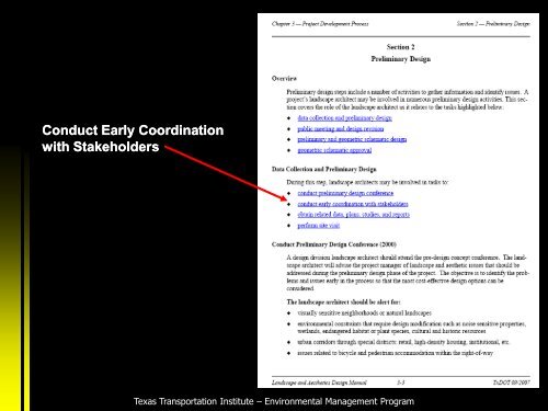 TxDOT Corridor - Aesthetic and Landscape Master Plan - Houston ...