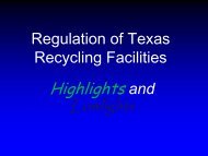 Recycling - Houston-Galveston Area Council