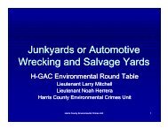 Junkyards or Automotive Wrecking and Salvage Yards