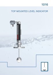 TOP MOUNTED LEVEL INDICATOR