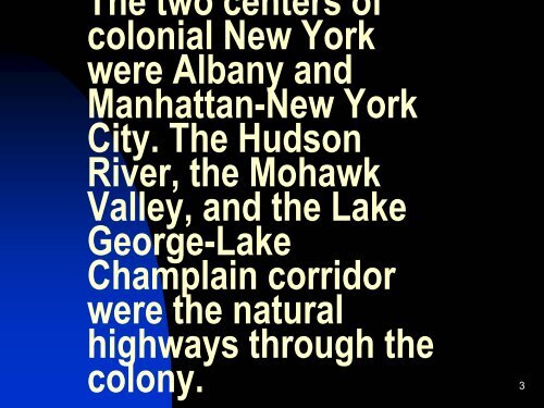 The Colonial Frontier of New York - H-Net