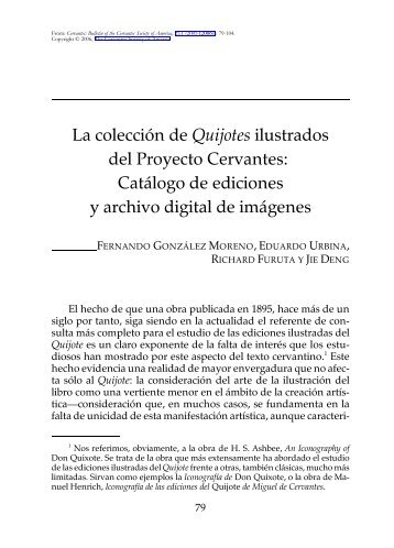 La colección de Quijotes ilustrados del Proyecto Cervantes ... - H-Net