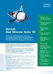 Acronis Disk Director Suite 10 - Basis 1