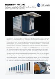 H2Station® MH-100 Product Specifications - H2 Logic