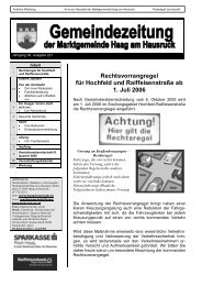 Ausgabe 221 - Juni 2006 - Haag am Hausruck