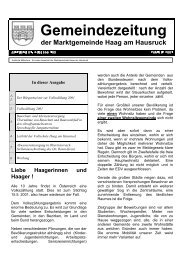 Ausgabe 165 - Feb. 2001 - Haag am Hausruck