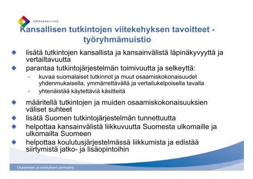 Opetusneuvos Carita Blomqvist, Opetushallitus - HAAGA-HELIA ...