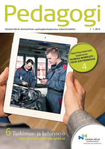 Pedagogi 1/2013 - HAAGA-HELIA ammattikorkeakoulu