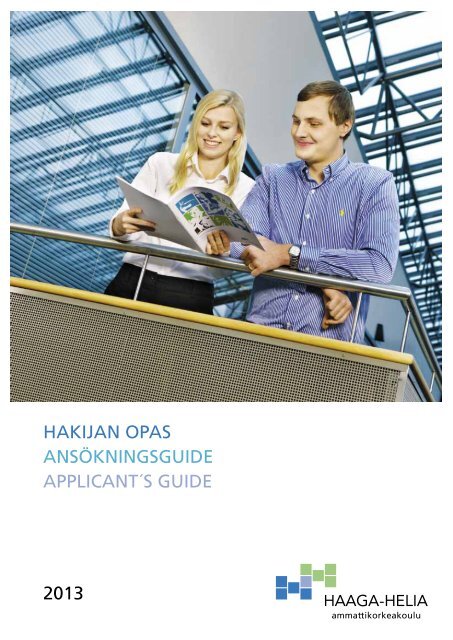 Hakijan opas 2013 PDF-muotoisena - HAAGA-HELIA ...