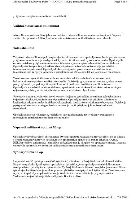 Amk-tutkinto aikuiskoulutuksena - HAAGA-HELIA ammattikorkeakoulu