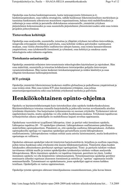 Amk-tutkinto aikuiskoulutuksena - HAAGA-HELIA ammattikorkeakoulu