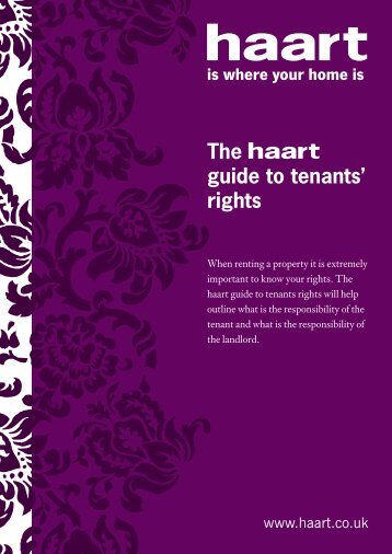The guide to tenants' rights - Haart