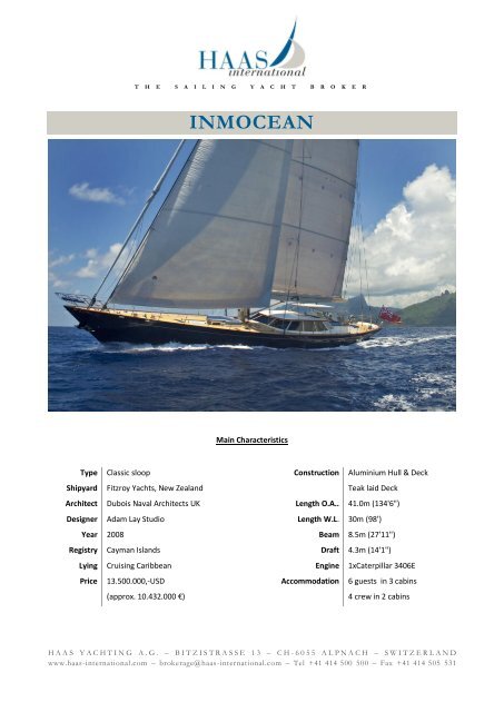 INMOCEAN - Haas International