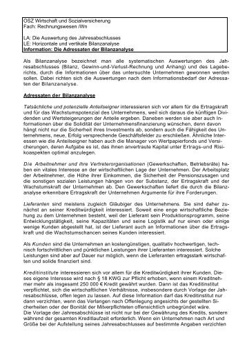 Information Die Adressaten der Bilanzanalyse.pdf