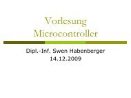 Vorlesung Microcontroller