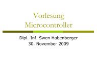 Vorlesung Microcontroller