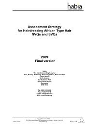 Assessment Strategy for Hairdressing African Type Hair ... - Habia