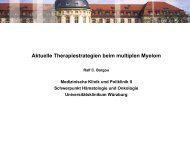 Aktuelle Therapiestrategien beim multiplen Myelom - Habichtswald ...